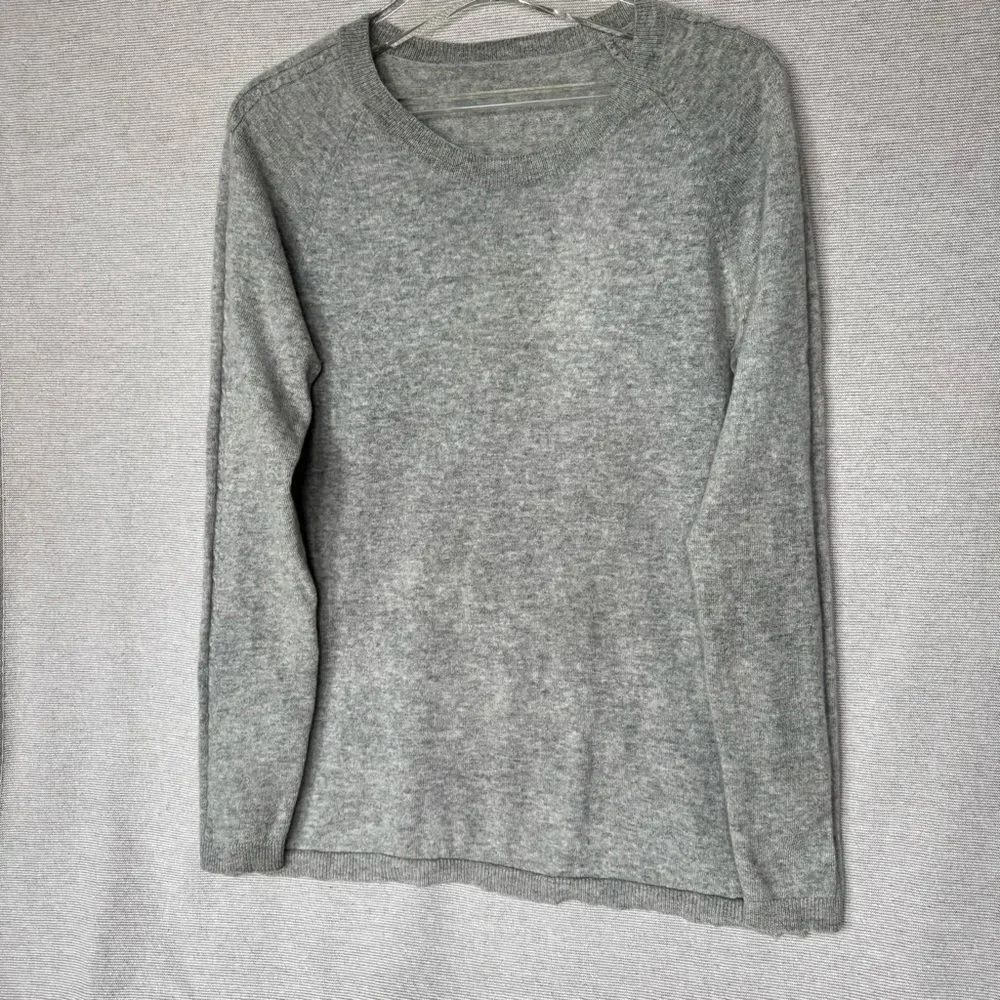 Gray Knit Sweater cashmere M